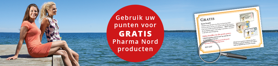 PointShop - Gebruik uw punten voor gratis Pharma Nord producten.
